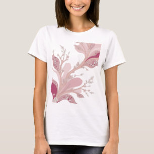 Scharfes Silber ABSTRACTE KUNST Künstlerisches Mot T-Shirt