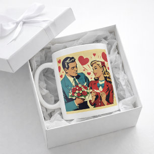 Scharfes Vintage Valentinstagsgeschenk Kaffeetasse