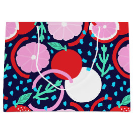 Scharfes Zitrusfrucht-Sommer-Mitternachts-Markt Große Geschenktüte