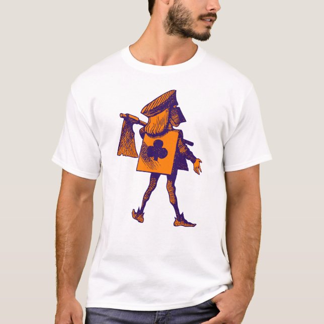 Scharfrichter der Verein-lila Orange T-Shirt (Vorderseite)