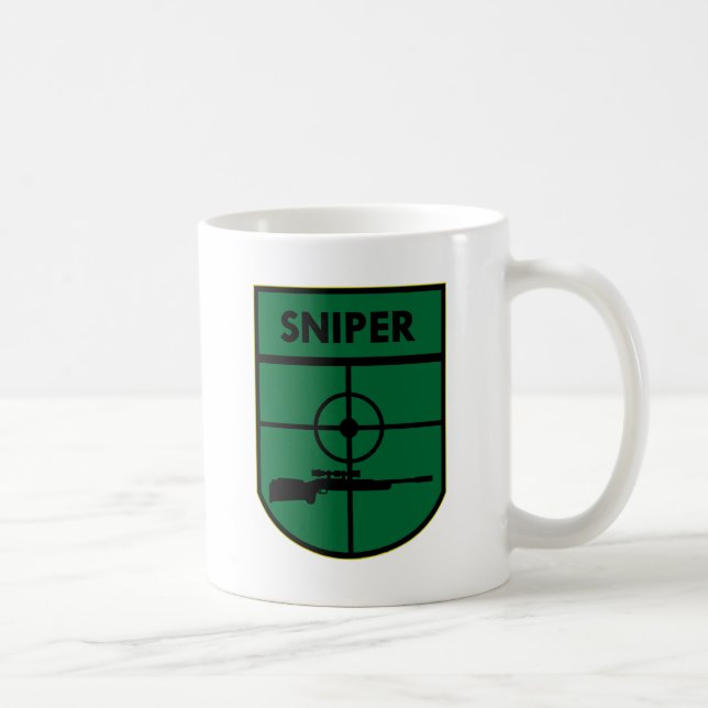 Scharfschütze-Flecken Kaffeetasse (Rechts)