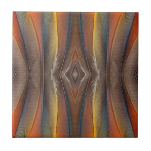 Scharlachara-Federdesign Fliese