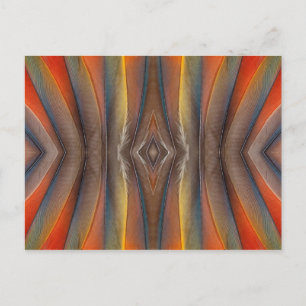 Scharlachara-Federdesign Postkarte
