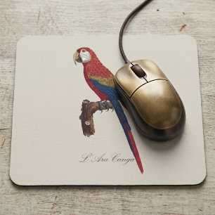 Scharlachara oder Rotbrust-Ara, Ara macao Mousepad