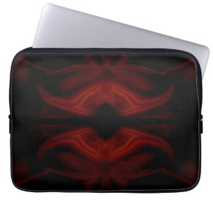 Scharlachrot Schläger- Laptopschutzhülle