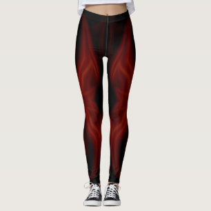 Scharlachrot Schläger- Leggings