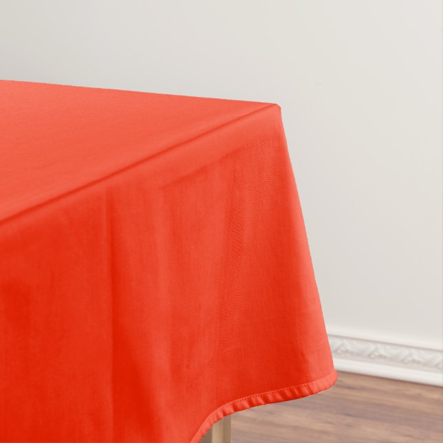 Scharlachrot, Solid Color | Classic | elegant Tischdecke (Beispiel)