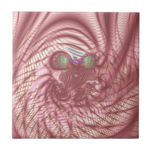 Scharlachrot Vogel- Fliese