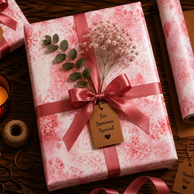 Scharlachrote Flüstern Geschenkpapier Set (Von Creator hochgeladen)