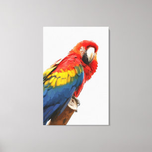 Scharlachrote, ummantelte Canvas Printwerbung Leinwanddruck