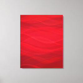 Scharlachrote Wellen abstrakte grafische Triptycho Leinwanddruck