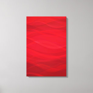 Scharlachrote Wellen abstrakte grafische Triptycho Leinwanddruck