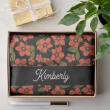 Scharlachroter Pimpernel-Aquarell-Name