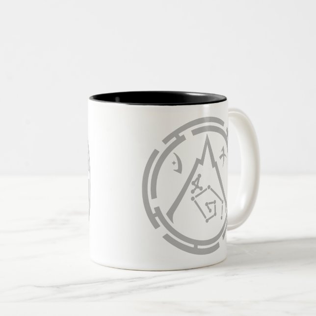 Scharlachschutz [Graue Emblem] Tasse (VorderseiteRechts)