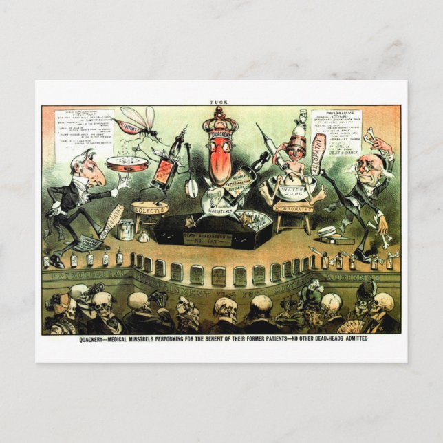 Scharlatanerie Postkarte (Vorderseite)