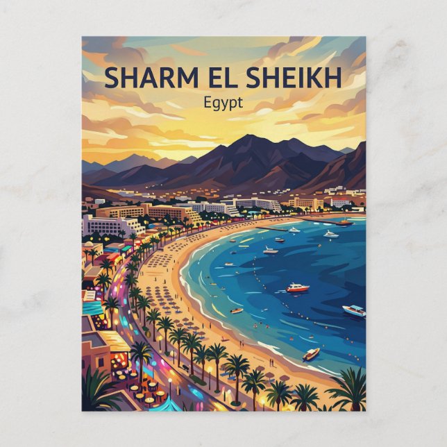 Scharm El-Scheich Ägypten Postkarte (Vorderseite)