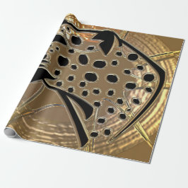 Scharniermetallizer, silber und schwarz gläserner geschenkpapier