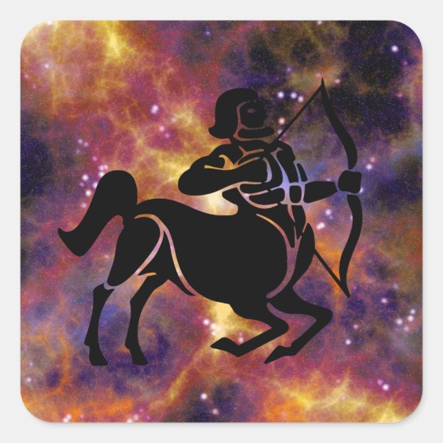 Scharniersticker Quadratischer Aufkleber (Vorderseite)