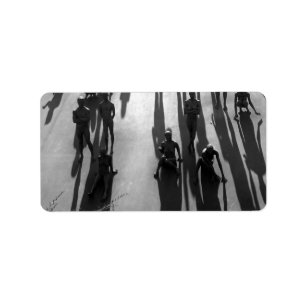 Schatten Adressaufkleber