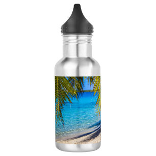 Schatten am Strand Edelstahlflasche