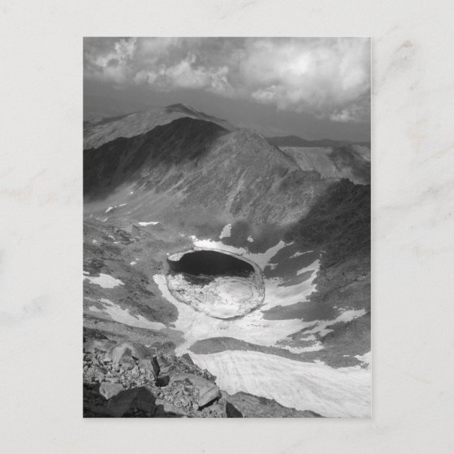 Schatten auf dem Berg Postkarte (Vorderseite)