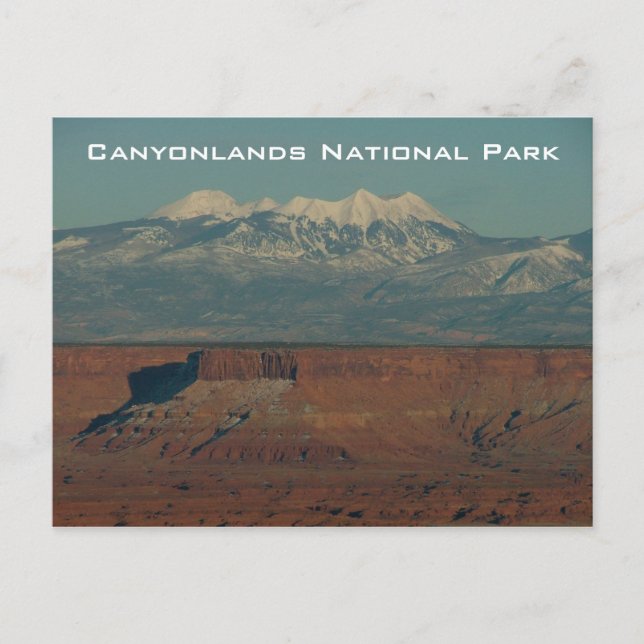 Schatten auf dem Felsen Postkarte (Vorderseite)