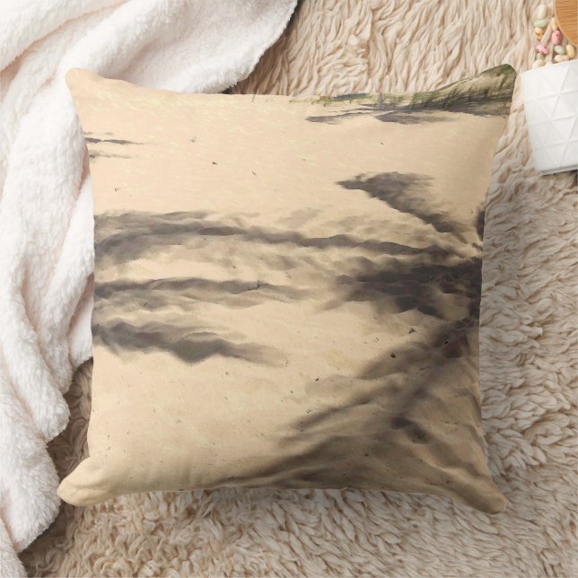 Schatten auf dem Sand Kissen (Decke)