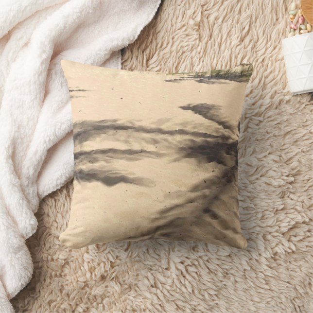 Schatten auf dem Sand Kissen (Decke)