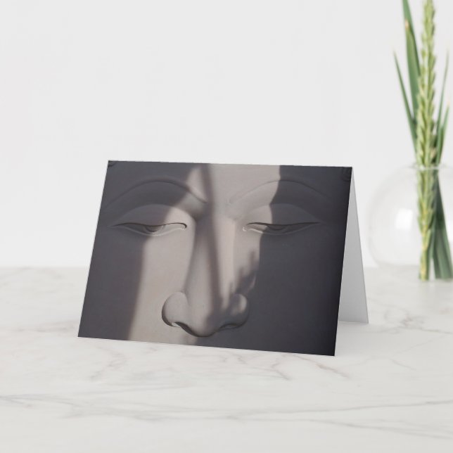 Schatten Buddha Karte (Vorderseite)