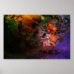 Schatten der Blume Poster