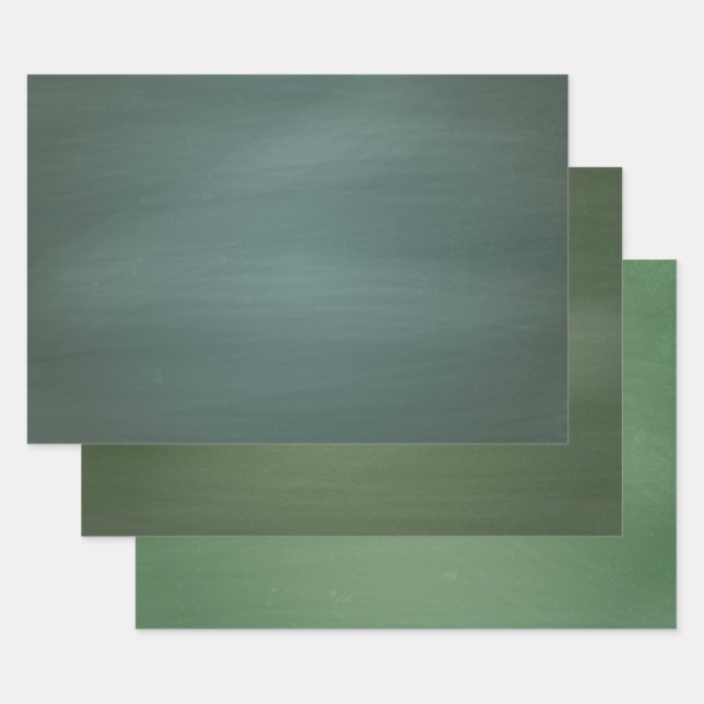 Schatten der grünen Pinselstriche Camouflage Geschenkpapier Set (Set)