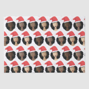 Schatten der Melanin Black Women Weihnachts-Weihna Seidenpapier