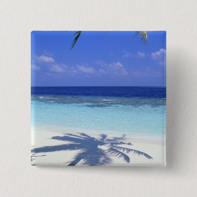 Schatten der Palme Button (Vorderseite)