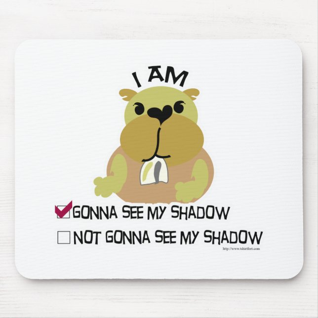 Schatten der Tageswahl Mousepad (Vorne)