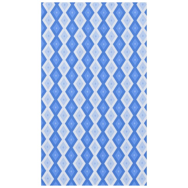 Schatten des blauen Rautenmusters Tischdecke (Vorderseite)