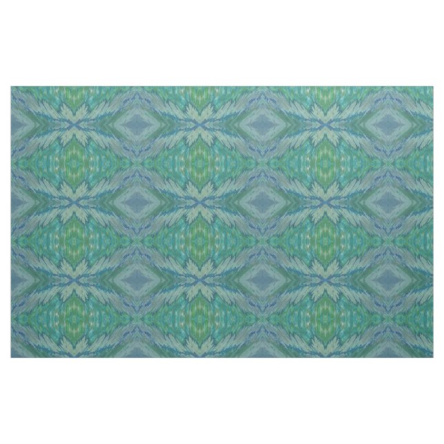 Schatten des blaues Grün-weisen Küstengewebes Stoff (Fat Quarter (45,7 x 55,9 cm))