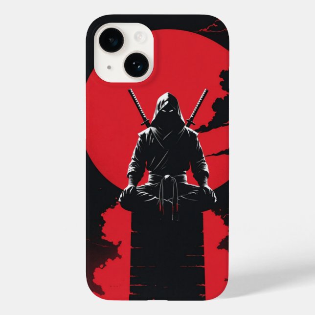 Schatten des Crimson Moon Case-Mate iPhone 14 Hülle (Rückseite)