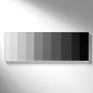 Schatten des grauen Namensschildes Namenschild