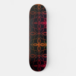 Schatten des roten Skateboards