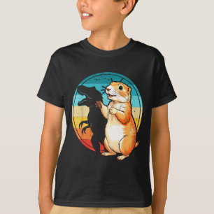 Schatten-Dinosaurier lustige Puppe froher Tag des T-Shirt