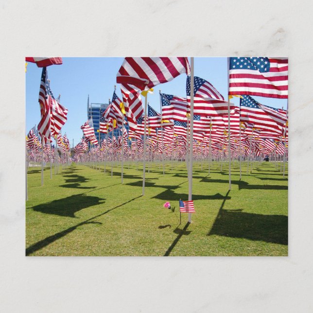 Schatten eines Kreuzes Postkarte (Vorderseite)