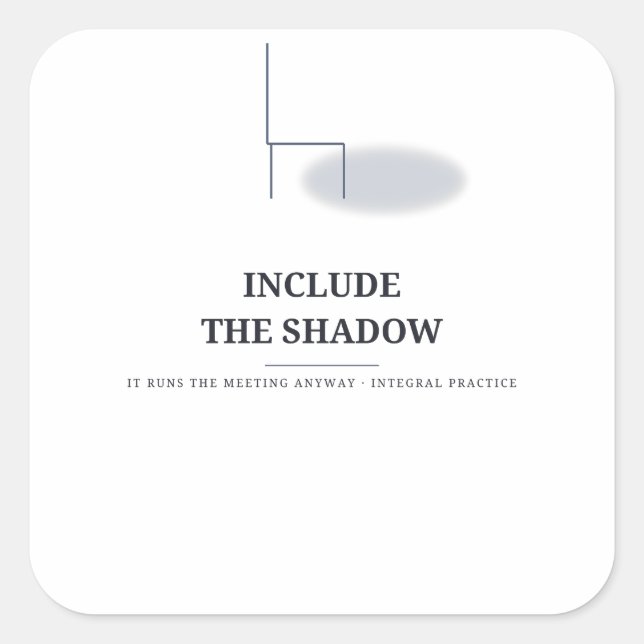 Schatten einschließen — Integral Aufkleber (Vorderseite)