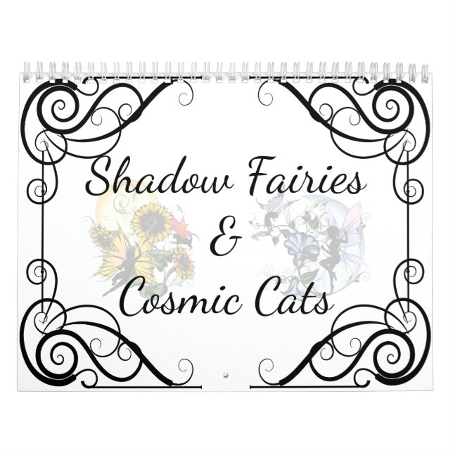 Schatten-Feen und kosmische Katzen Kalender (Titelbild)
