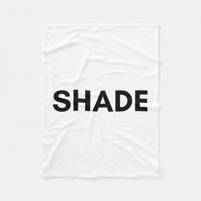 Schatten Fleecedecke (Vorderseite)
