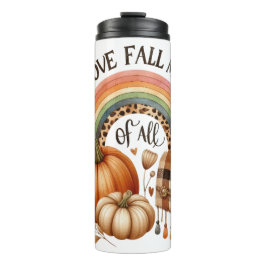 SCHATTEN FÜR BROWN FALL RAINBOW & PUMPKIN THERMOSBECHER