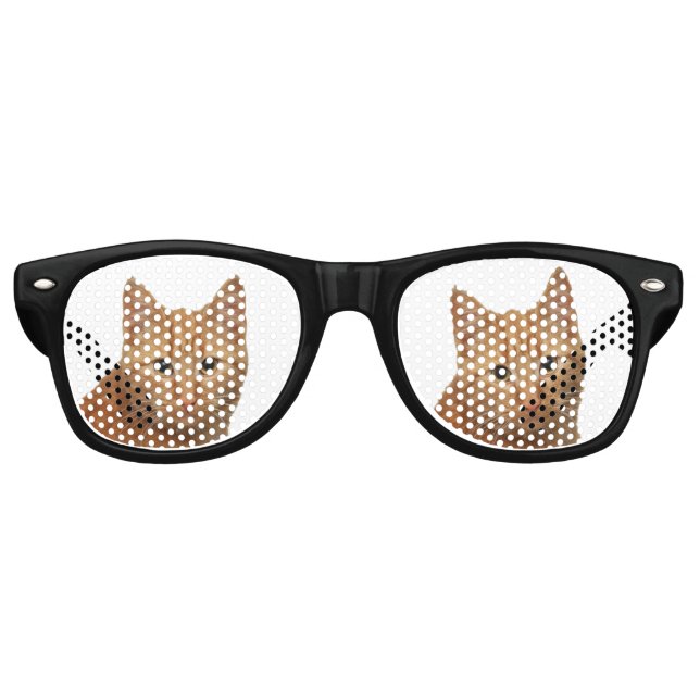 SCHATTEN FÜR DIE KATZNOVELTY-SONNENSCHUHE PARTYBRILLE (Vorderseite)