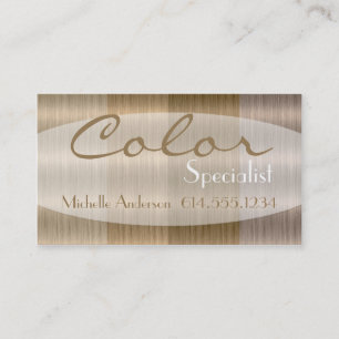 Schatten Haar-Farbart-der Visitenkarte der