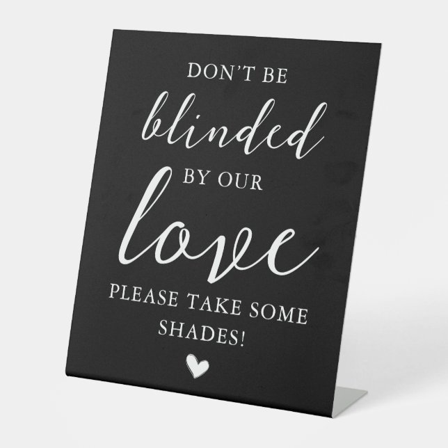 Schatten lassen sich nicht von unserer Liebe verbl Sockelschild (Vorderseite)