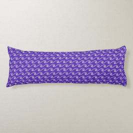 SCHATTEN LILA MODERNER WAFFENMUSTER SEITENSCHLÄFERKISSEN