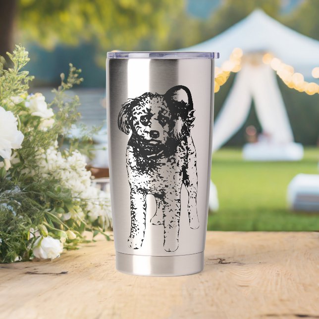 Schatten Morgen Frieden Thermobecher (Hochzeit)